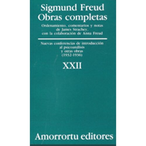 T-22 nuevas conferencias de introduccion al psicoa (SIGMUND FREUD)